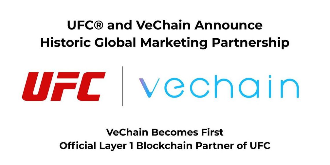 唯链(VeChain)成为UFC官方合作伙伴 VET代币涨幅超8%